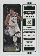 2022-23 Panini Contenders Green Game Ticket Giannis Antetokounmpo #35 0c6