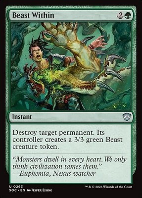 *MtG: Beast Within - Commander Secrets of Strixhaven UC - magicman*