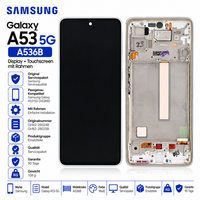 Samsung Galaxy A53 5G A536B Original Display Touchscreen Rahmen Weiß