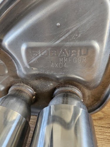 Genuine Exhaust Muffler Left & Right For Subaru WRX STI 2015- Sakamoto MMFG9R - Picture 8 of 14