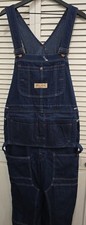 Vtg Big Mac Denim Bib Overalls: Apron, Double Knee Workwear USA Made Jeans