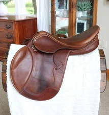 18" R Pessoa XCH Gen-X3? Rodrigo English Hunter/Jumper Saddle Adjustable Tree