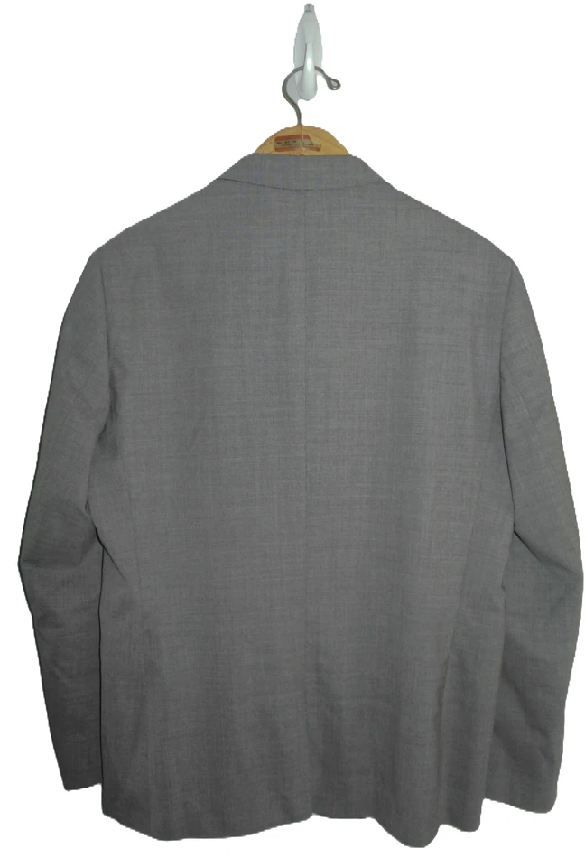 Nuevo sin etiquetas Abrigo Deportivo Para Hombre 44R 44 Reg ALLSAINTS Ross SPJ Lana Elastano Gris Mezcla Foto 4 de 4