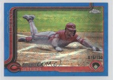 2025 Topps Chrome Logofractor Edition Blue Refractor 16/150 Spencer Steer 13ql