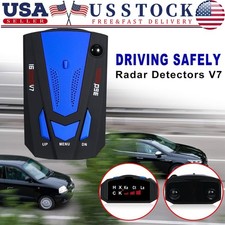 360 Degree Car 16 Band V7 GPS Speed Safety Radar Detector Voice Alert Laser