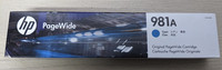 HP Tintenpatrone 981A Cyan J3M68A Garantieende: 10/2022