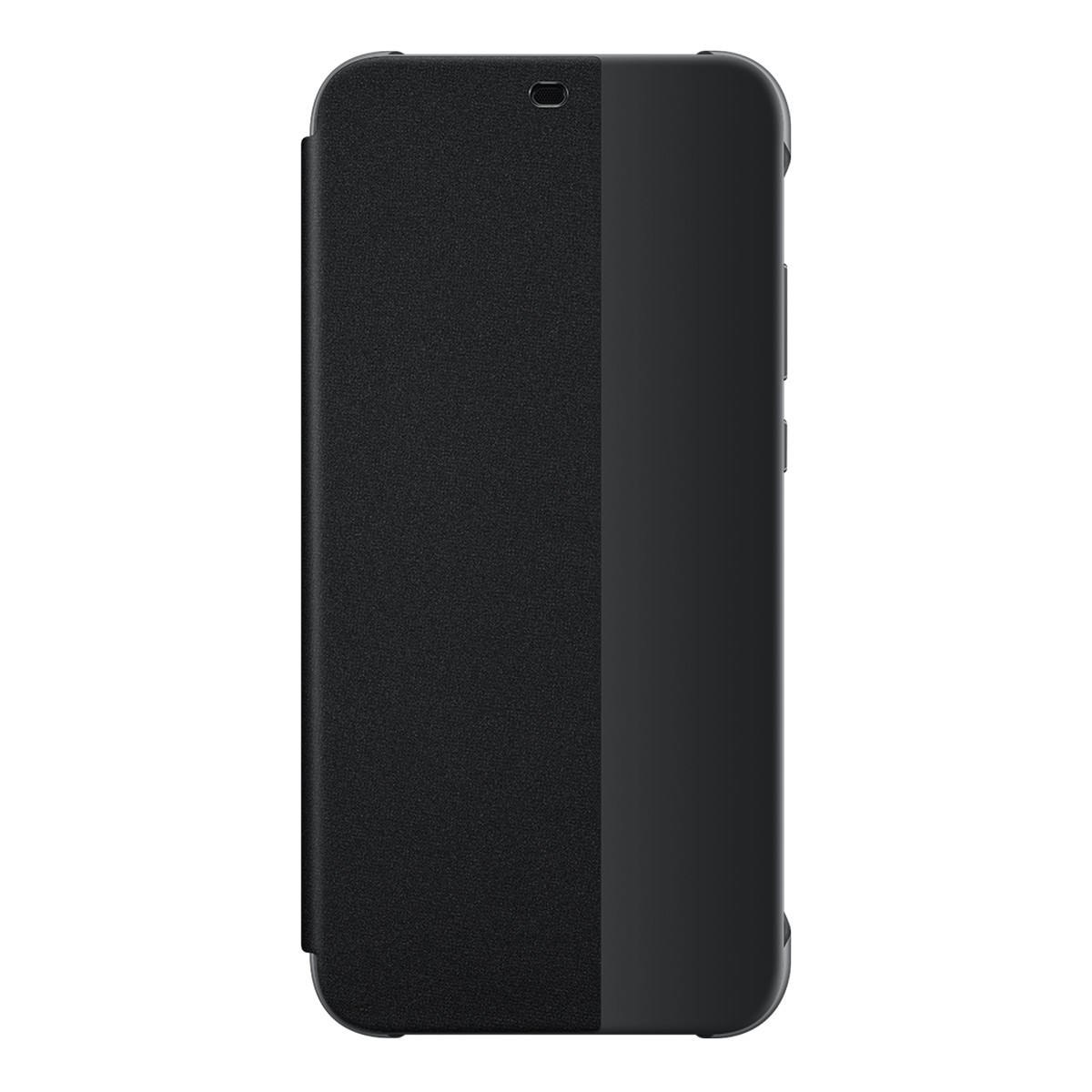 Étui pour Huawei P20 Lite antichoc élégant en cuir PU noir