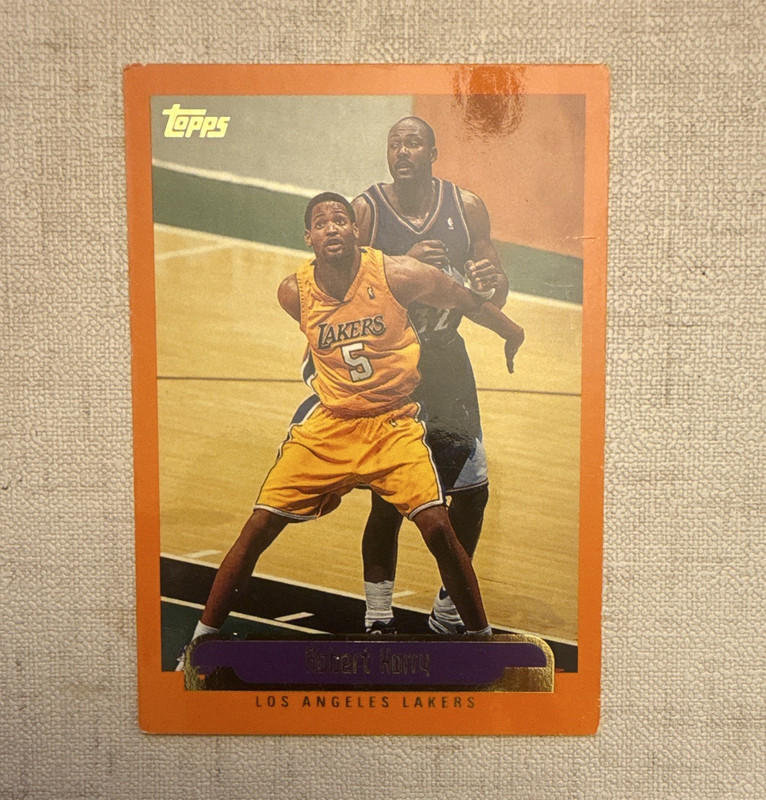 Topps 2000 NBA Robert Horry #201 Los Angeles Lakers Base Set Basketball Card