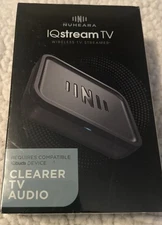 BRAND NEW IQstream TV Audio Streamer Hear TV Better by Nuheara Qualcomm aptX