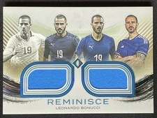 Leonardo Bonucci 2024 Futera Incredbile Reminisce Patch Blue /08 #RM36