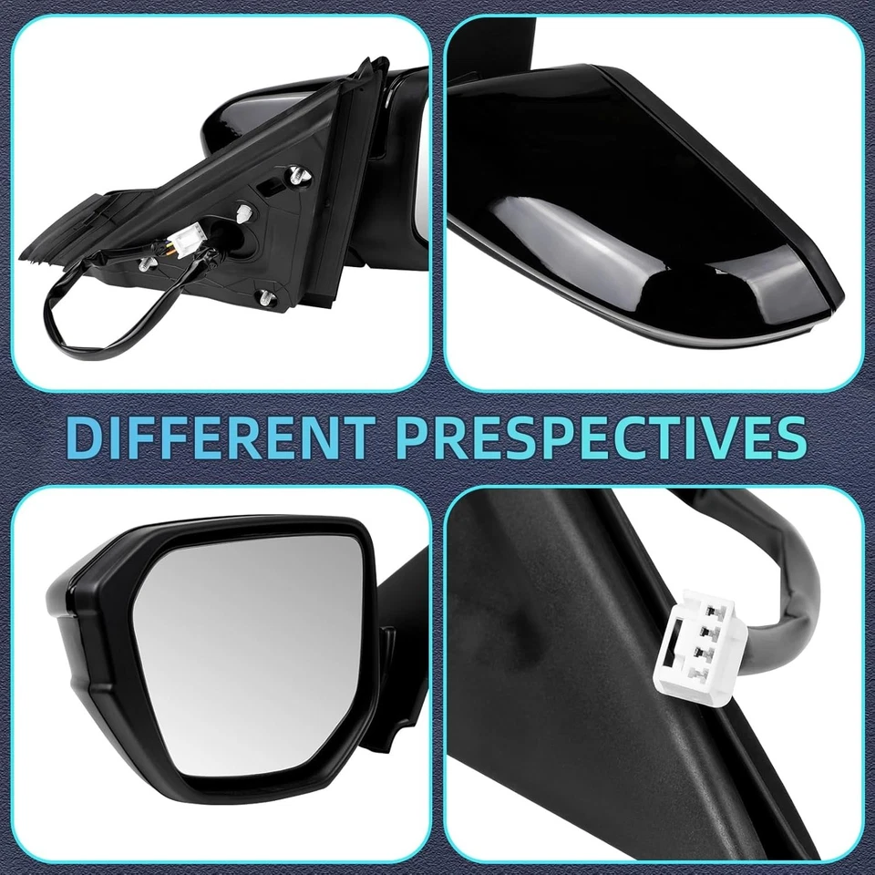 KAKSEY Left Driver Side Power Door Mirror Fit for Honda Civic 2016 2017 2018 ... - Image 2 of 4