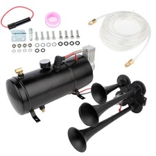 150db Train Horn Kit 4 Trumpet 150psi Air Compressor Full System For Car Truck