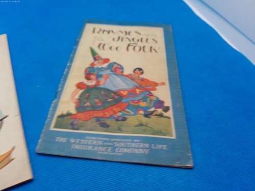 Rhymes Jungles Western Southern Life Insurance Kelloggs Mother Goose 1940s book - Imagen 2 de 7