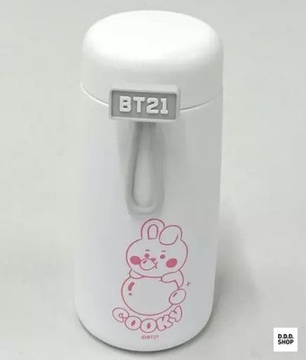 BT21 Cooky Jungkook Edelstahl Flasche Becher Figur Travel Mug