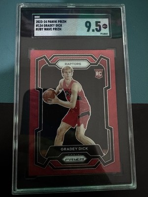Ruby・Radio-Active 2023-24 Panini Prizm - Gradey Dick #134 Ruby Wave Prizm (RC) | eBay