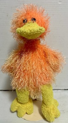 Rare Ty Punkies ''Flipflop'' the Duck  Beanie Babies Plush Bean Bag Fast Shipping