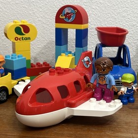 Huge Lego Duplo Mixed Lot Airport Forest Camping Pizza Restaurant INCOMPLETE