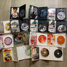 Bundle Lot (48) Video Games Manuals Cases UNTESTED AS IS PS2 Wii Xbox 360 PS3 PC