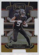 2023 Panini Select Concourse Black & Gold Prizm Die-Cut Drake London #6 1i2g