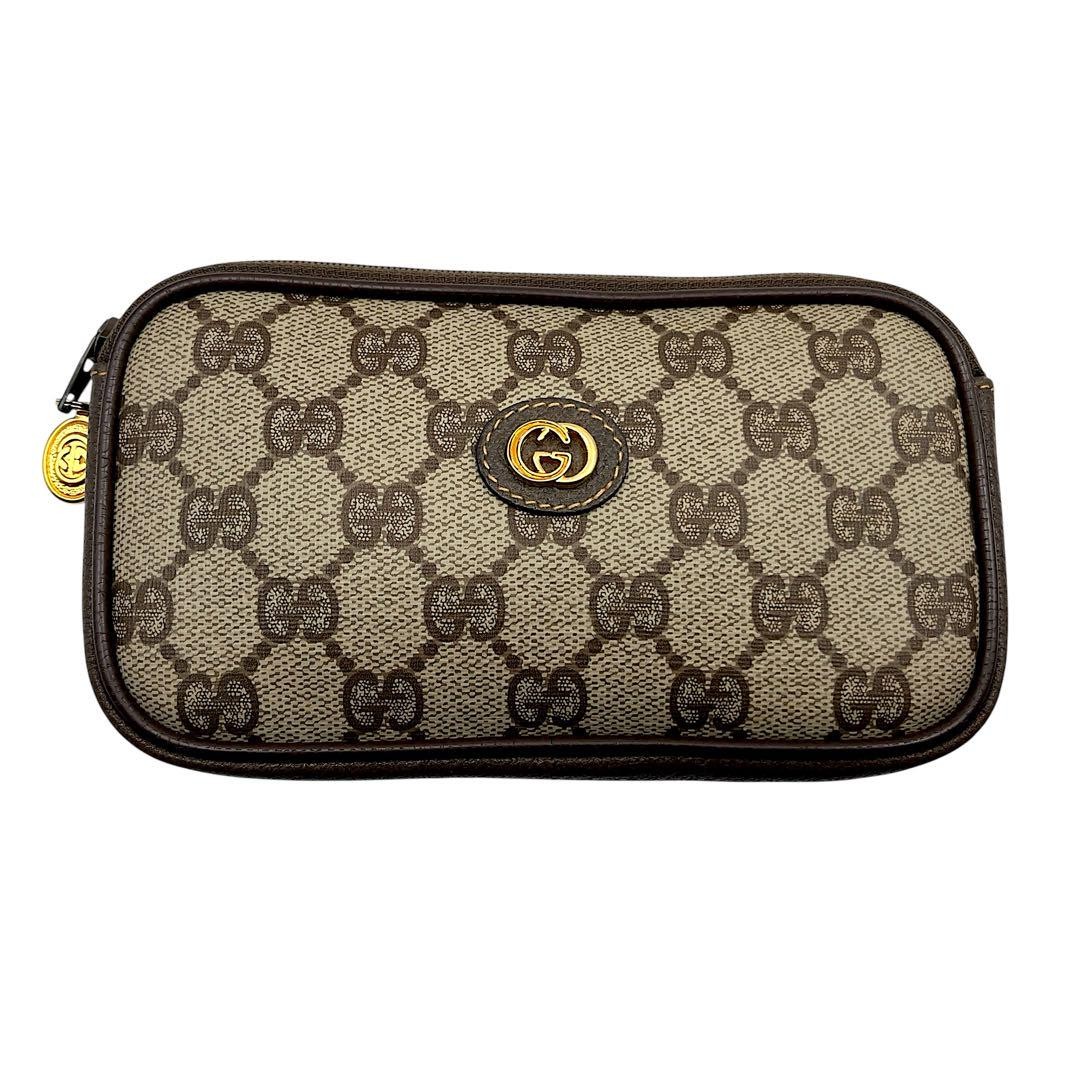 Vintage Gucci PVC Leather Compact Outer Pouch-image