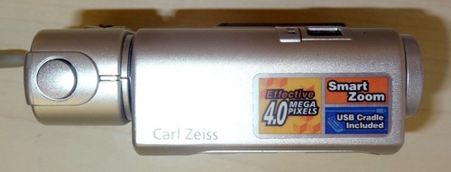 ๐ Sony Cyber-shot DSC-F77 4.0MP Digital Camera - Silver w/ accessories - Picture 7 of 8