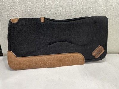 Impact Gel Classic Contour Saddle Pad For Horses, Black 1/2'' Thickness *Preowned
