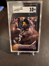 Shedeur Sanders Purple /25 2023 Bowman Now U Chrome University  SGC Graded 10