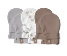 Goumikids STAY ON 3-PACK MITTS  LAVENDER  DANDELION  HIGH PRAIRIE