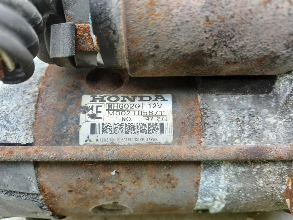 HONDA ACCORD Starter Motor 2204 Diesel 5 Speed Manual 2004  - Image 2 of 4