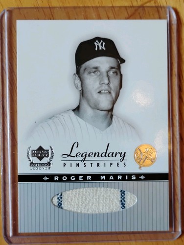 2000 Upper Deck Yankee Legends Legendary Pinstripes Roger Maris Dual Pinstripes