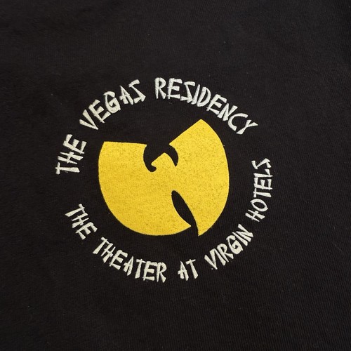 Camiseta de concierto Wu Tang Clan Las Vegas gira de residencia rap hip hop para hombre L rara - Imagen 4 de 7