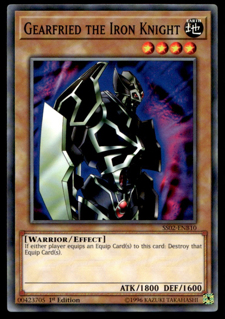 Gearfried the Iron Knight Speed Duel Decks: Duelists of Tomorrow SS02-ENB10 MP Y