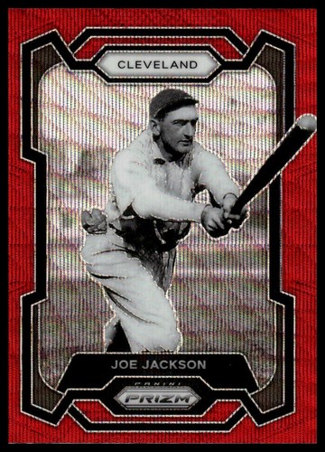2024 Panini Prizm - Joe Jackson #11 Ruby Wave Prizm