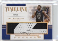2019 Panini National Treasures Timeline Materials Prime 3/10 Draymond Green 1rr7