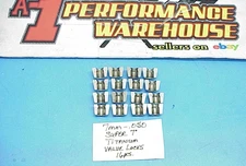 16 Titanium 7 MM -.050 Bead Groove Super 7° Valve Locks Del West Manley NASCAR