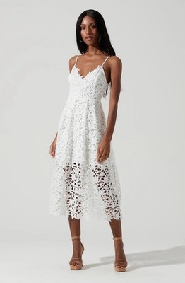 graduation inner dress Zapakasa Women White Satin A Line Midi Graduation Dress Scoop Neck  Engagement Dress main image 0