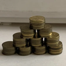 Chuck E. Cheese Pizza Arcade Game Token Lot of 100