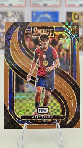 2024-25 Marc Bernal Select FIFA Bronze Checker Prizm /75《Slab Ready》Mezzanine 🔥