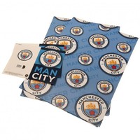 Manchester City Fc - Gift Wrap - Cards Gift Wrap - F300Z