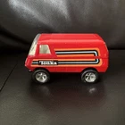 Vintage 70s TONKA 55450 Red 5" Pressed Steel Van USA Mini Great Shape