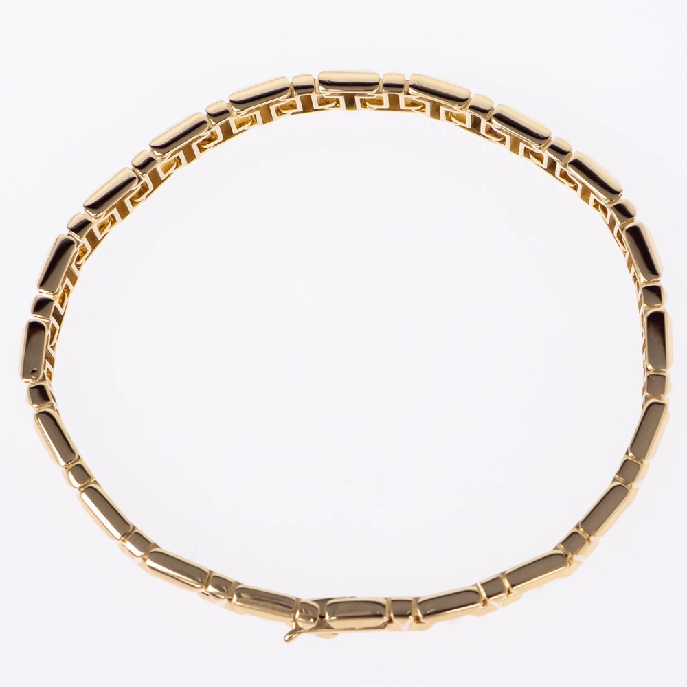 Tiffany & Co. T True Narrow Bracelet Large Au750 K18YG