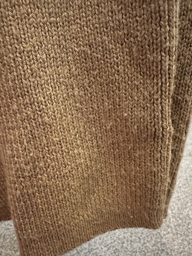 Vintage Pendleton Wool Cashmere Sweater Vest M Brown Heather Button Up - Picture 9 of 10