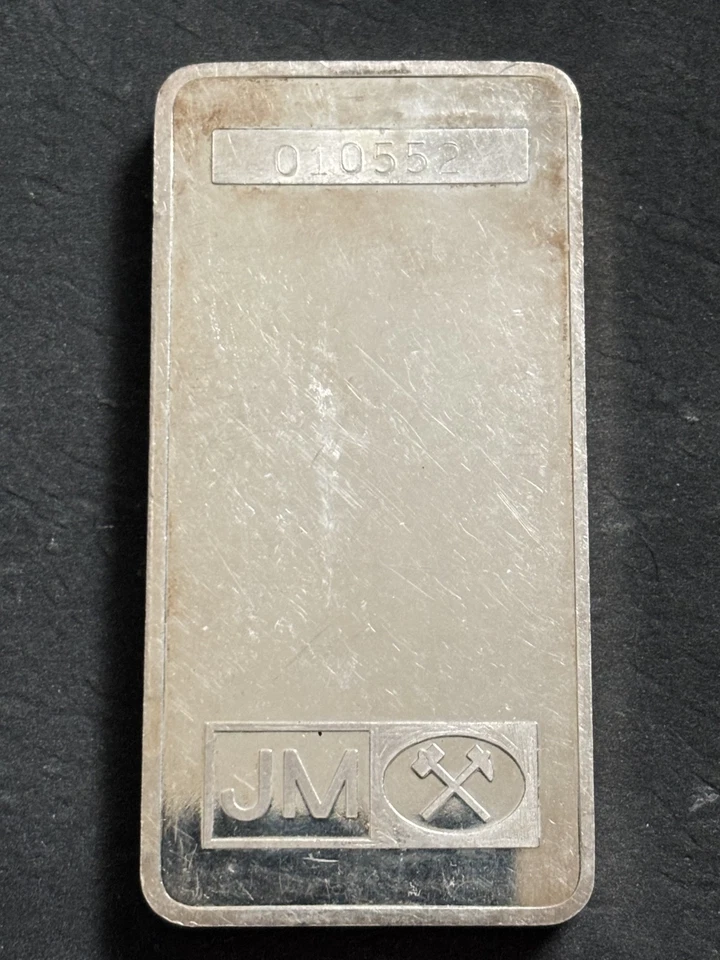 JM Johnson Matthey Scotia bank 10 oz bar .999 SILVER bullion BAR - Image 2 of 2