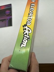 Nintendo NES Hangtab 5-Screw Elevator Action Game, Complete in Box, Tested