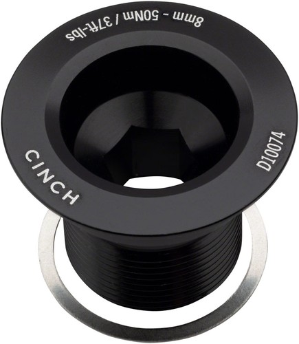 CINCH Bolt with Washer - RaceFace CINCH Crank Bolt with Washer - NDS, M18, Gloss