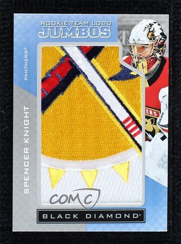 2021 UD Black Diamond Rookie Team Logo Retro Spencer Knight #RTL-SK Jumbo Patch