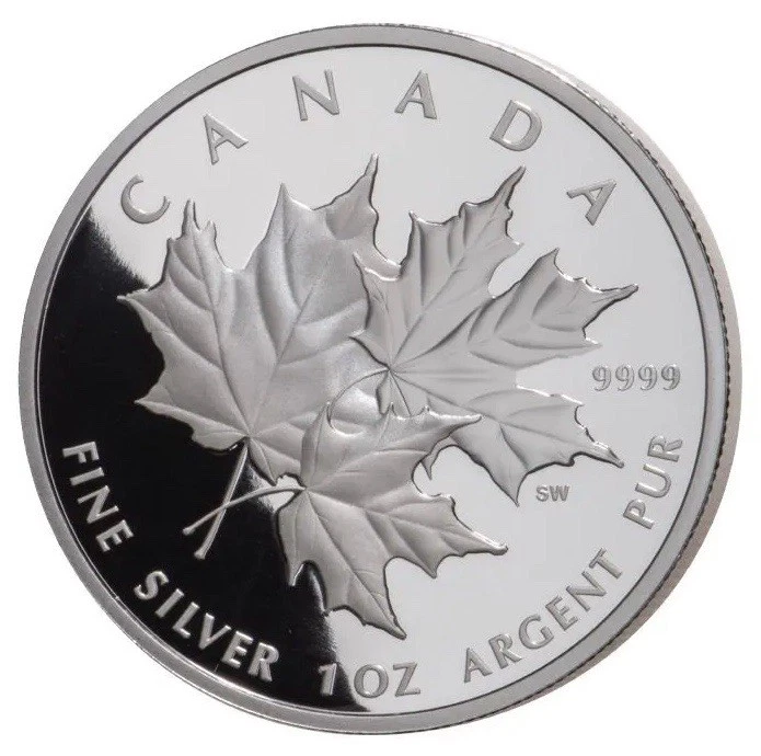 2025 Canada Triple Maple Leaf 1 oz Silver Gem Proof with NGC PF70 UC FDOI - Image 2 of 4