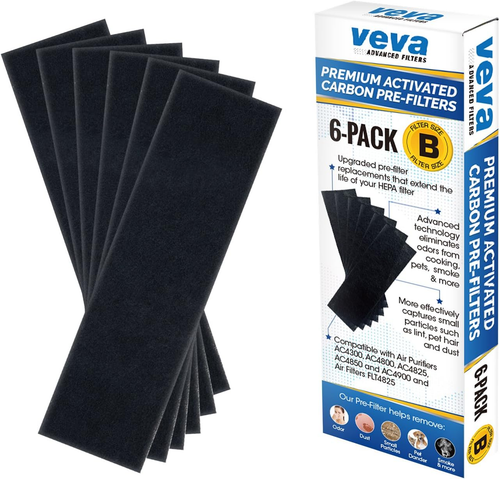 VEVA Replacement Pre Filter 6 Pack Compatible with Germ Guardian Air Purifier Mo - Picture 8 of 12