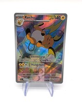 Pokemon TCG Raichu Card Paldea Evolved Illustration Rare Card 211/193 NM