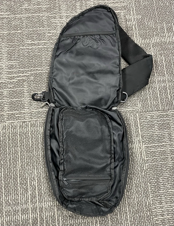 Ozark Trail Black Cross Body Shoulder Bag Adjustable Strap Zipper Pockets - Image 2 of 4